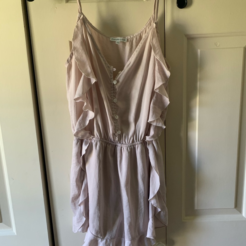 ruffled romper